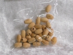 Wood Beads Raw Tube 10x8mm x 30pcs